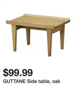 Ikea GUTTANE Side table, oak offer