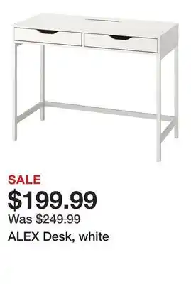 Ikea ALEX Desk, white offer