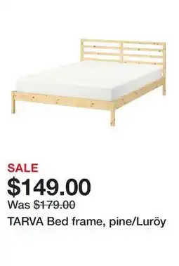 Ikea TARVA Bed frame, pine/Luröy offer