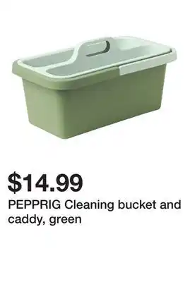 Ikea PEPPRIG Cleaning bucket and caddy, green offer