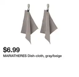 Ikea MARIATHERES Dish-cloth, gray/beige offer