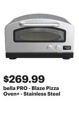 Best Buy bella PRO - Blaze Pizza Oven+ - Stainless Steel offer