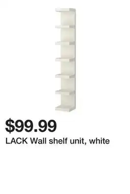 Ikea LACK Wall shelf unit, white offer