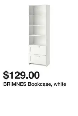 Ikea BRIMNES Bookcase, white offer