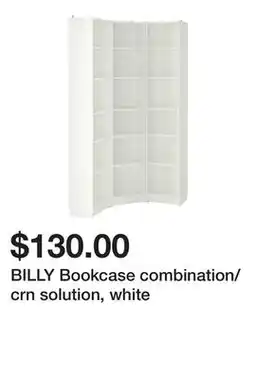 Ikea BILLY Bookcase combination/crn solution, white offer