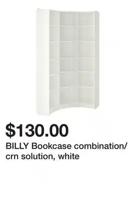 Ikea BILLY Bookcase combination/crn solution, white offer