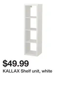 Ikea KALLAX Shelf unit, white offer