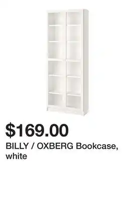 Ikea BILLY / OXBERG Bookcase, white offer