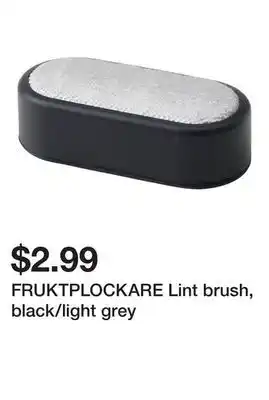 Ikea FRUKTPLOCKARE Lint brush, black/light grey offer