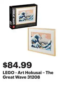 Best Buy LEGO - Art Hokusai – The Great Wave 31208 offer