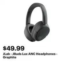 Best Buy JLab - JBuds Lux ANC Headphones - Graphite offer