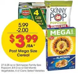 Kroger Post Mega Size Cereal offer