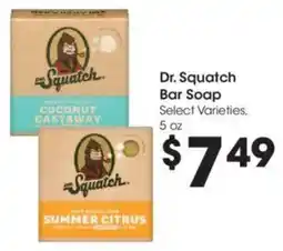 Kroger Dr. Squatch Bar Soap offer