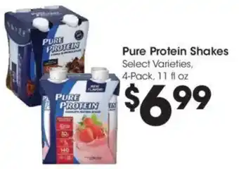 Kroger Pure Protein Shakes offer