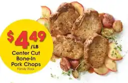 Kroger Center Cut Bone-In Pork Chops offer