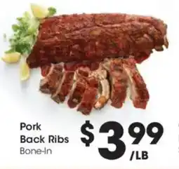 Kroger Pork Back Ribs Bone-In offer