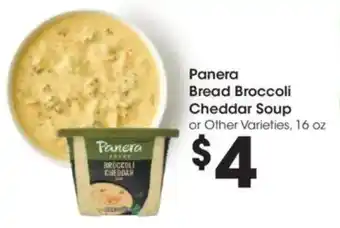 Kroger Panera Bread Broccoli Cheddar Soup offer