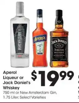 Kroger Aperol Liqueur or Jack Daniel's Whiskey offer