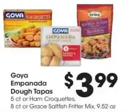 Kroger Goya Empanada Dough Tapas offer