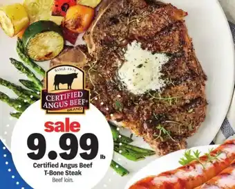 Meijer Certified Angus Beef T-Bone Steak offer