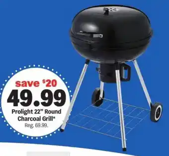 Meijer Prolight 22" Round Charcoal Grill offer