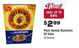 Grocery Outlet Honey Bunches Of Oats offer