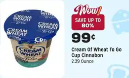 Grocery Outlet To Go Cup Cinnabon offer