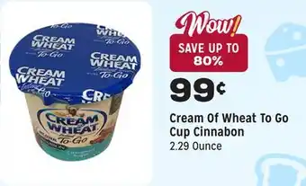 Grocery Outlet To Go Cup Cinnabon offer