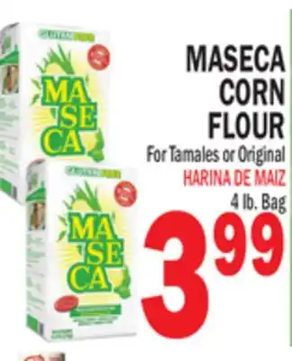 Bravo Supermarkets MASECA CORN FLOUR offer