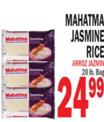 Bravo Supermarkets MAHATMA JASMINE RICE offer