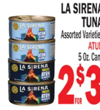 Bravo Supermarkets LA SIRENA TUNA offer