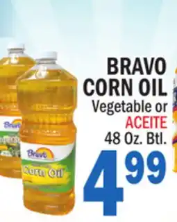 Bravo Supermarkets BRAVO CORN OIL offer