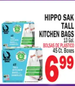 Bravo Supermarkets HIPPO SAK TALL KITCHEN BAGS offer