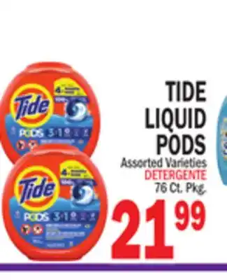 Bravo Supermarkets TIDE LIQUID PODS offer