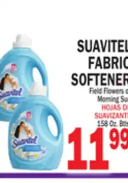 Bravo Supermarkets SUAVITEL FABRIC SOFTENER offer