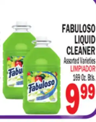 Bravo Supermarkets FABULOSO LIQUID CLEANER offer