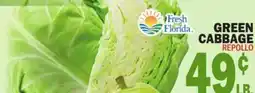 Bravo Supermarkets FRESH FROM FLORIDA GREEN CABBAGE offer