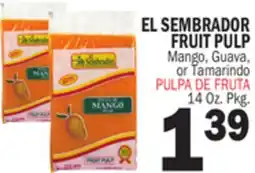 Bravo Supermarkets EL SEMBRADOR FRUIT PULP offer