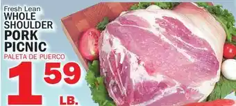 Bravo Supermarkets whole shoulder PORK PICNIC offer