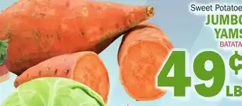 Bravo Supermarkets JUMBO YAMS offer