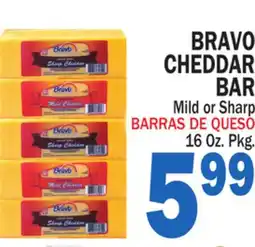 Bravo Supermarkets BRAVO CHEDDAR BAR offer