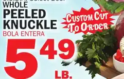 Bravo Supermarkets PEELED KNUCKLE offer