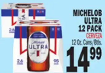 Bravo Supermarkets MICHELOB ULTRA 12 PACK offer