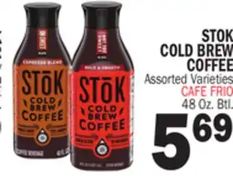 Bravo Supermarkets STOK COLD BREW COFFEE offer