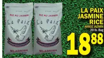 Bravo Supermarkets LA PAIX JASMINE RICE offer