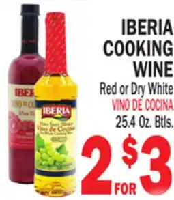 Bravo Supermarkets IBERIA COOKING COOKING WINE offer