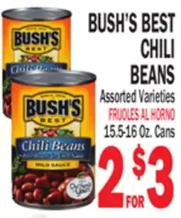 Bravo Supermarkets BUSH'S BEST CHILI BEANS offer