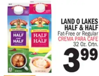 Bravo Supermarkets LAND O LAKES HALF & HALF offer