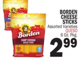 Bravo Supermarkets BORDEN CHEESE STICKS offer