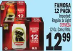 Bravo Supermarkets FAMOSA 12 PACK offer